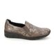 Rieker Comfort Slip On Shoes - Dark taupe - 53766-24 BOCCIAGO