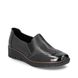 Rieker Comfort Slip On Shoes - Black patent - 53776-00 BOCCIAGO