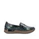 Rieker Loafers - Teal Croc - 58960-90 HOLLYLOAF