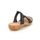 Rieker Slide Sandals - Black - 60885-00 REGITUVEL