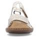 Rieker Slide Sandals - Off White Gold - 60885-60 REGITUVEL