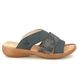 Rieker Slide Sandals - Navy - 60897-14 REGISLIDE