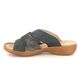 Rieker Slide Sandals - Navy - 60897-14 REGISLIDE