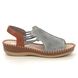 Rieker Comfortable Sandals - Denim Tan - 61359-14 PERIKORSLI