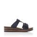 Rieker Slide Sandals - Navy - 62936-14 LOTUR TUVEL