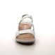 Rieker Comfortable Sandals - WHITE LEATHER - 659C7-80 TITILATER