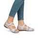 Rieker Comfortable Sandals - Silver Glitz - 659C7-93 TITILATER