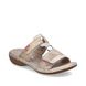 Rieker Slide Sandals - Beige Floral - 659X6-90 TITILEVE