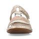 Rieker Slide Sandals - Beige Floral - 659X6-90 TITILEVE