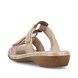 Rieker Slide Sandals - Beige Floral - 659X6-90 TITILEVE