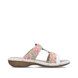 Rieker Slide Sandals - White Multi - 659X6-91 TITILEVE