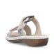 Rieker Slide Sandals - White Multi - 659X6-91 TITILEVE