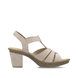 Rieker Heeled Sandals - Beige - 665K3-62 ROBANKE