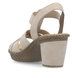 Rieker Heeled Sandals - Beige - 665K3-62 ROBANKE