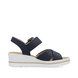 Rieker Wedge Sandals - Navy - 67463-14 MONTCROSS