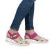 Rieker Wedge Sandals - Beige Fuchsia - 67476-31 MONTUR