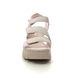 Rieker Wedge Sandals - Beige - 68055-62 NIKITUR