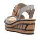 Rieker Wedge Sandals - Light Gold - 68176-40 HITUR