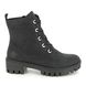 Rieker Biker Boots - Black - 75700-01 DONONITON LACE