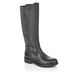 Rieker Knee-high Boots - Black leather - Y9192-00 INDALEA TEX