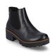 Rieker Chelsea Boots - Black leather - 79265-02 NITON