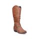 Rieker Knee-high Boots - Tan - 93670-24 BERNALO TEX