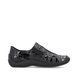 Rieker Comfort Slip On Shoes - Black croc - L1751-02 CELIA 72