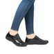 Rieker Comfort Slip On Shoes - Black croc - L1751-02 CELIA 72