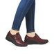 Rieker Comfort Slip On Shoes - Wine leather - L4856-35 BORBOVEL