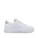 Rieker Trainers - White Gold - M1921-80 LOMAZ PLATFORM