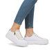 Rieker Trainers - White Gold - M1921-80 LOMAZ PLATFORM