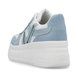 Rieker Trainers - White Blue - M7815-10 LOPAZ PLATFORM