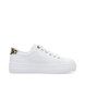 Rieker Trainers - White Leopard - N4924-81 LIMAGE ZIP