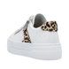 Rieker Trainers - White Leopard - N4924-81 LIMAGE ZIP