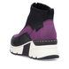 Rieker Hi Tops - Purple Black - N6352-30 VINDAZ HI WEDGE