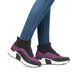 Rieker Hi Tops - Purple Black - N6352-30 VINDAZ HI WEDGE