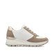 Rieker Trainers - Beige Leopard - N8308-64 PESTAZI WEDGE