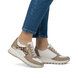 Rieker Trainers - Beige Leopard - N8308-64 PESTAZI WEDGE