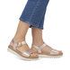 Remonte Wedge Sandals - Platinum - D0Q52-31 BILY   FLATFORM