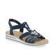 Rieker Flat Sandals - Navy - V0649-14 SITANAMO