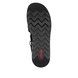 Rieker Flat Sandals - Black - V7972-00 RAFFA KORSLI