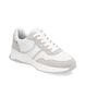 Rieker Trainers - White Grey Leather - W1302-83 NUBEE EVO