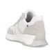 Rieker Trainers - White Grey Leather - W1302-83 NUBEE EVO