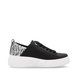 Rieker Trainers - Black white - W2602-02 HAGEN EVO