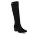 Rieker Knee-high Boots - Black - Y2050-01 SADDLE STRECH