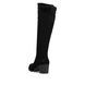 Rieker Knee-high Boots - Black - Y2050-01 SADDLE STRECH