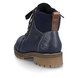 Rieker Lace Up Boots - Navy - Y9105-14 INDAZIP TEX