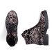 Rieker Biker Boots - Black floral - Z2841-90 ROCLAND