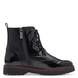 S Oliver Lace Up Boots - Black patent - 25232-43001 LEILA LACE