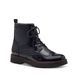 S Oliver Lace Up Boots - Navy patent - 25232-43805 LEILA LACE